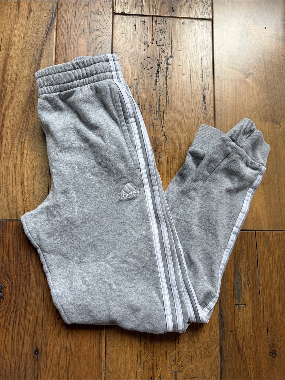 adidas Youth Grey Sweat Joggers